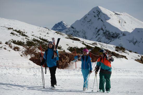 Season opened at Rosa Khutor Alpine Resort in Sochi