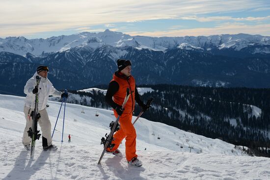 Season opened at Rosa Khutor Alpine Resort in Sochi