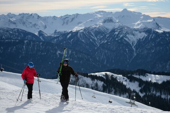 Season opened at Rosa Khutor Alpine Resort in Sochi