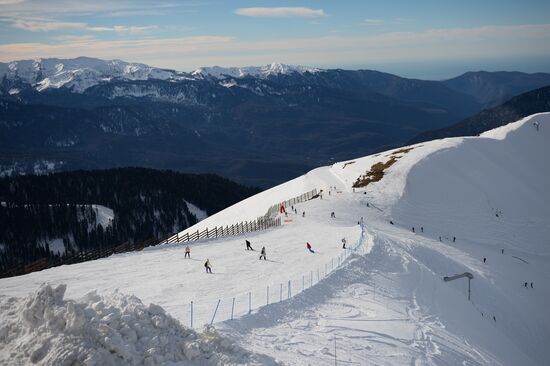 Season opened at Rosa Khutor Alpine Resort in Sochi