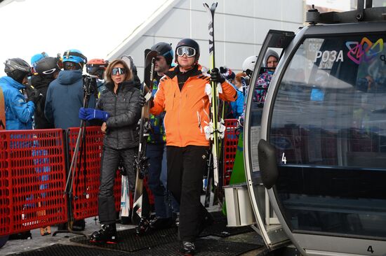 Season opened at Rosa Khutor Alpine Resort in Sochi