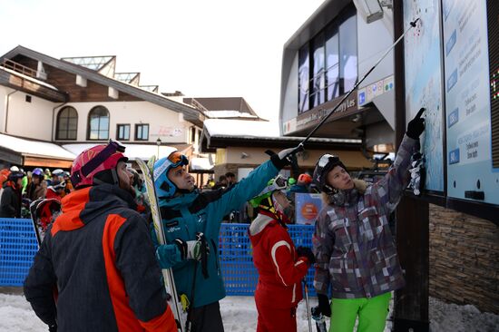 Season opened at Rosa Khutor Alpine Resort in Sochi