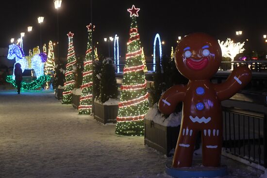 Fairytale city opened on Kremlin Embankment in Kazan