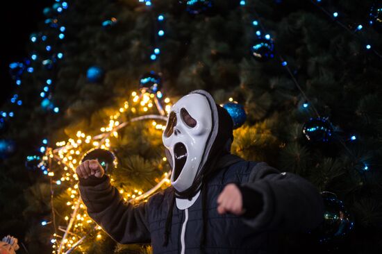 Main New Year fir tree of Sevastopol