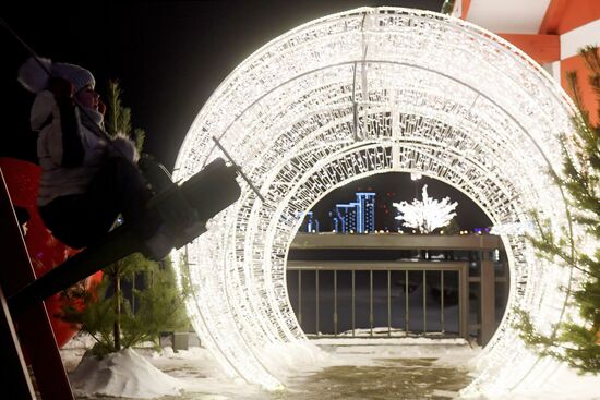 Fairytale city opened on Kremlin Embankment in Kazan