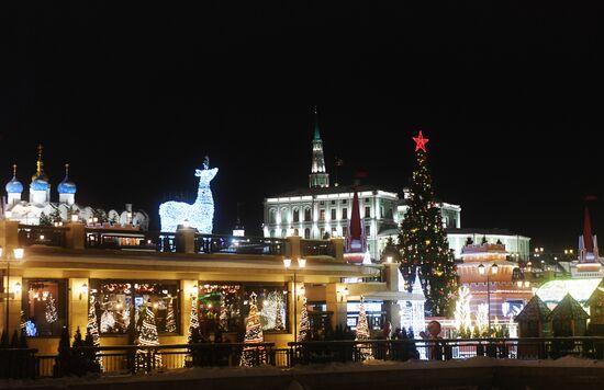 Fairytale city opened on Kremlin Embankment in Kazan