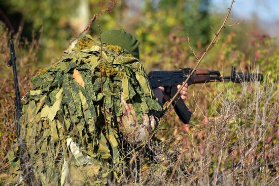 Russian Armed Forces' snipers exercise in Gudauta