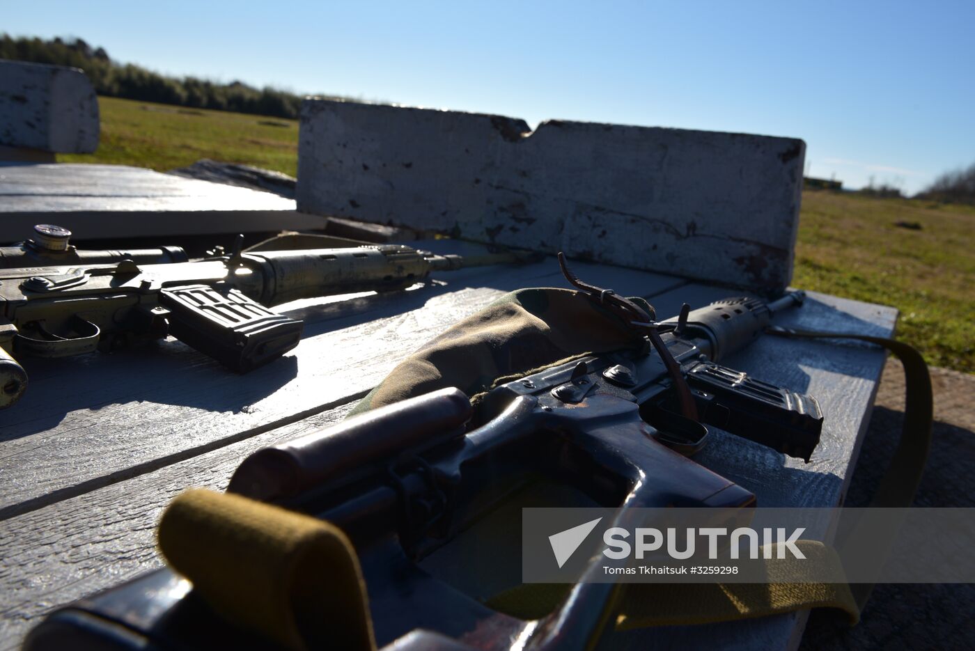 Russian Armed Forces' snipers exercise in Gudauta
