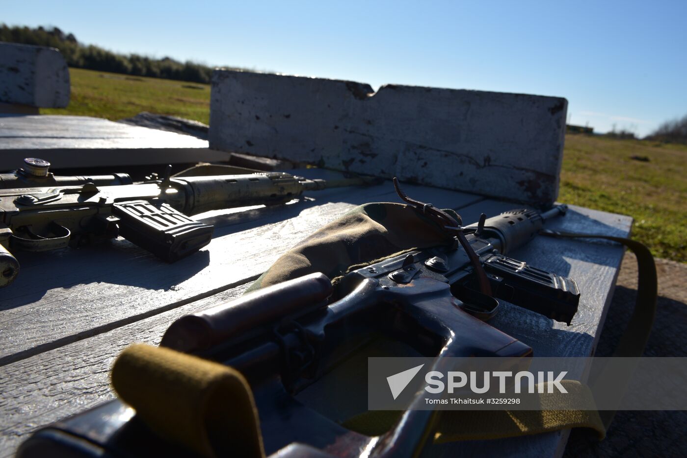 Russian Armed Forces' snipers exercise in Gudauta