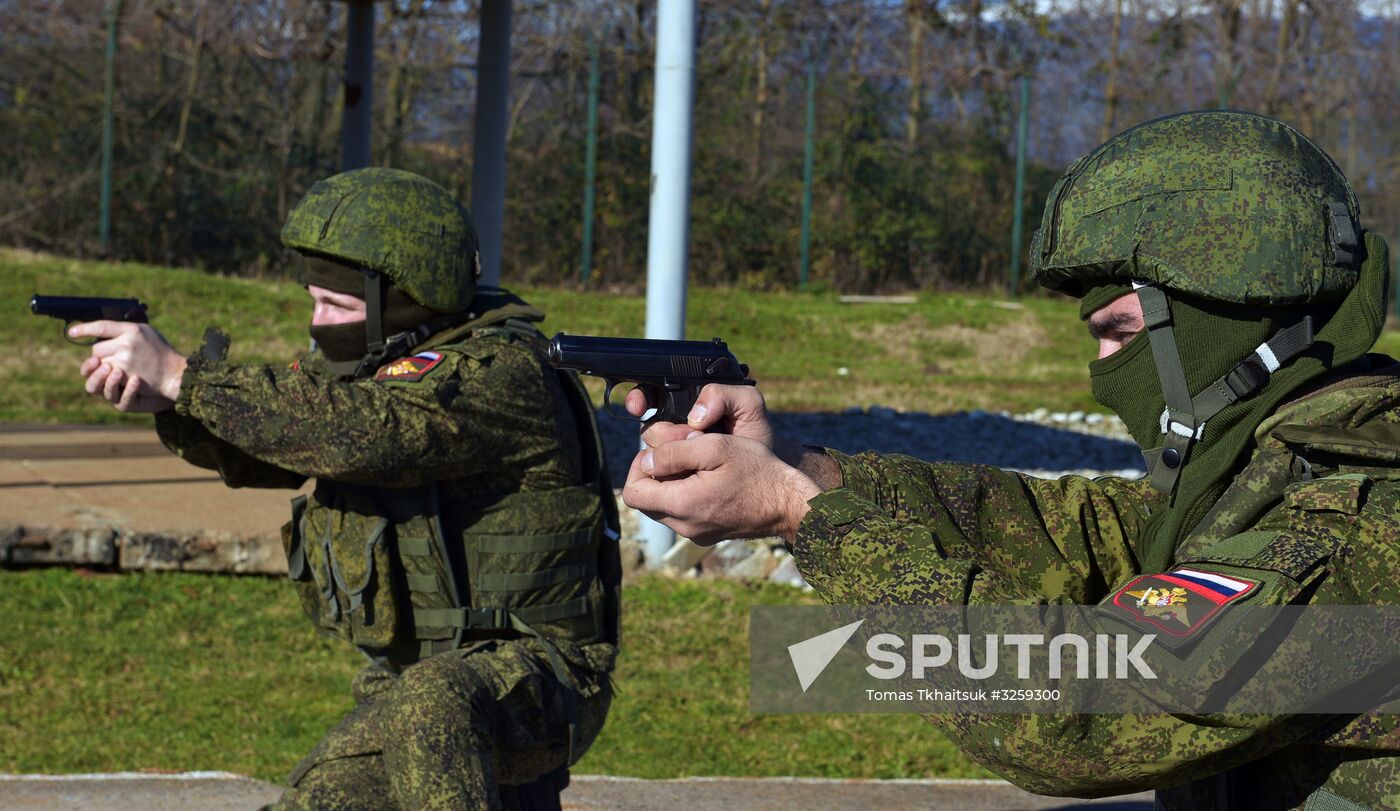 Russian Armed Forces' snipers exercise in Gudauta