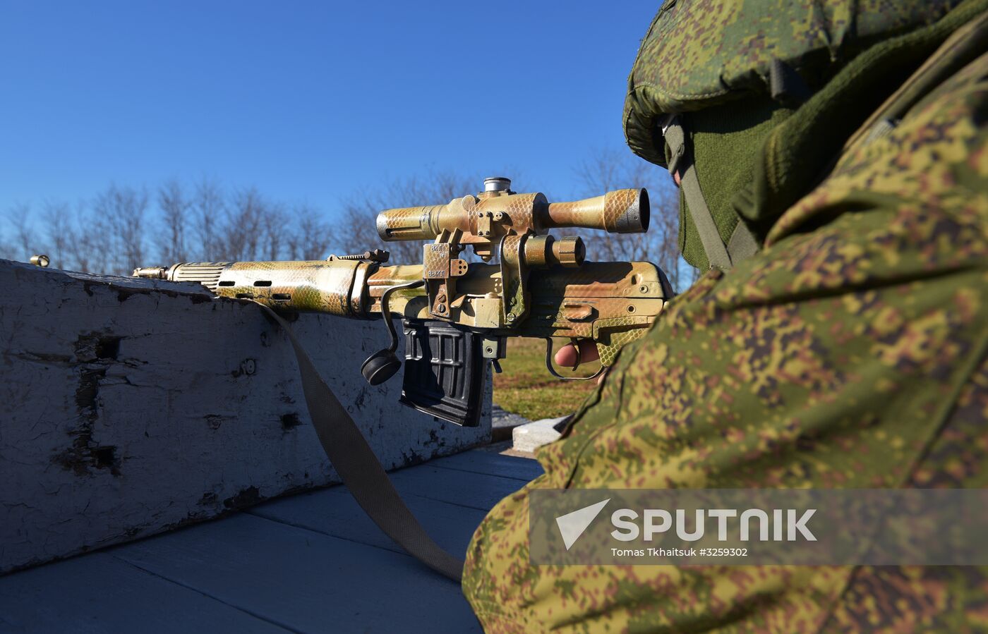 Russian Armed Forces' snipers exercise in Gudauta