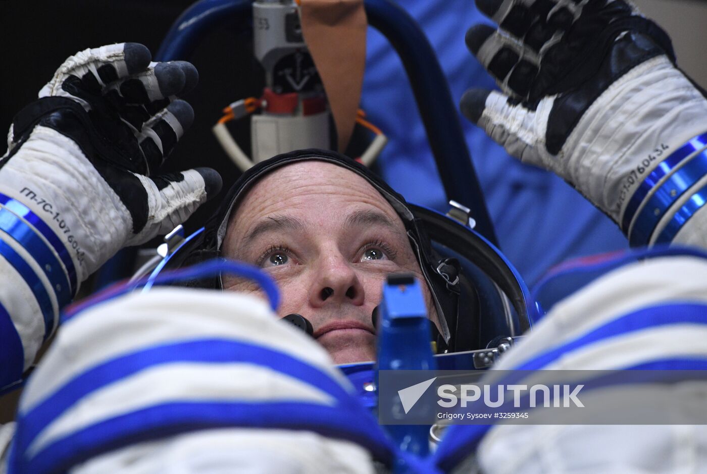 Soyuz-FG carrier vehicle with Soyuz MS-07 manned spacecraft launched from Baikonur Cosmodrome