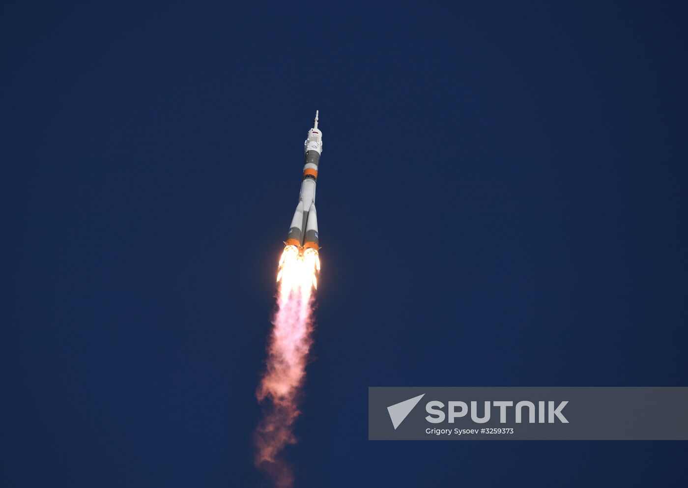 Soyuz-FG rocket launches Soyuz-MS-07 spacecraft from Baikonur Space Center