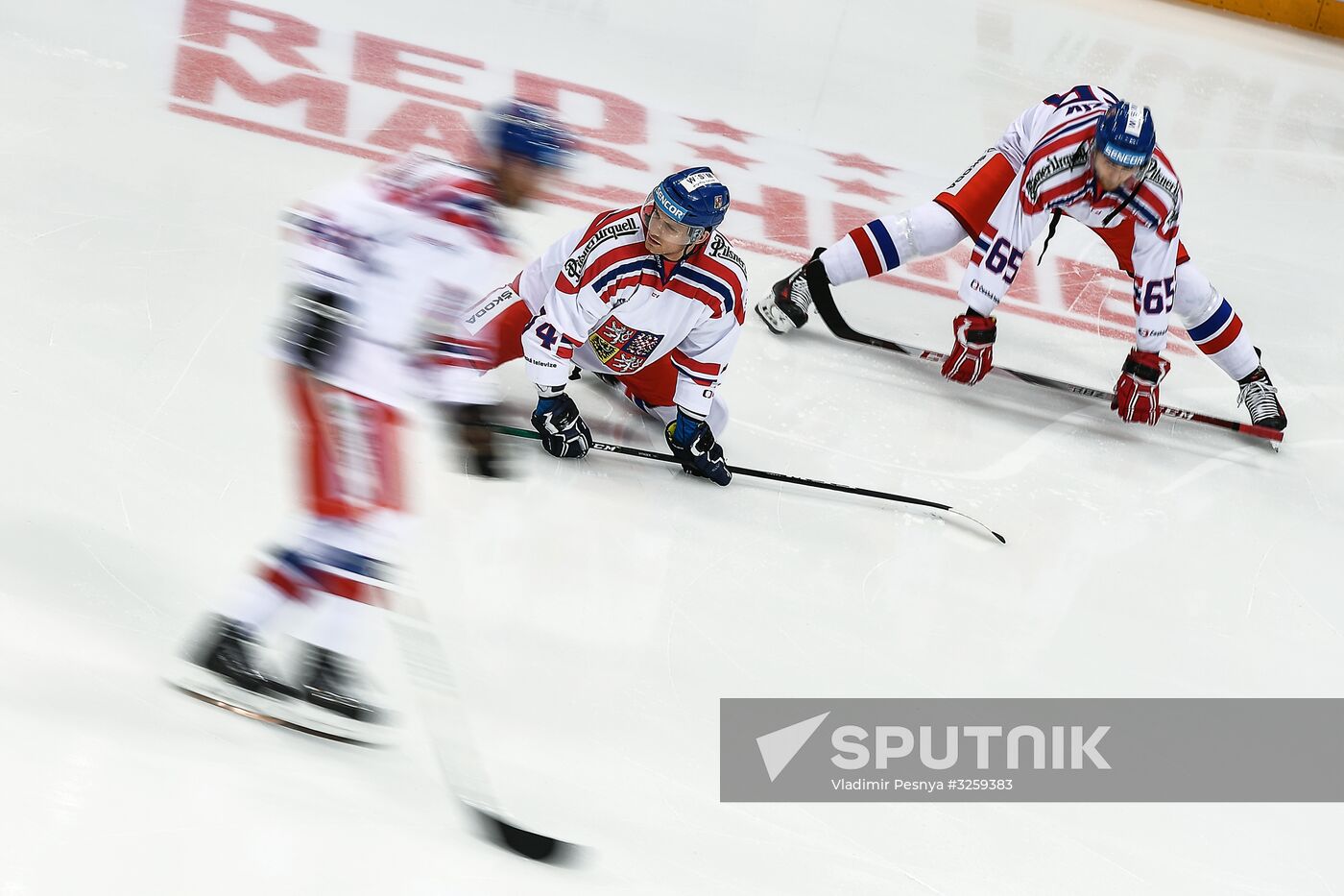 Ice hockey. Channel One Cup. Sweden vs. Czech Republic