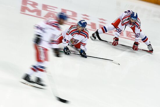 Ice hockey. Channel One Cup. Sweden vs. Czech Republic