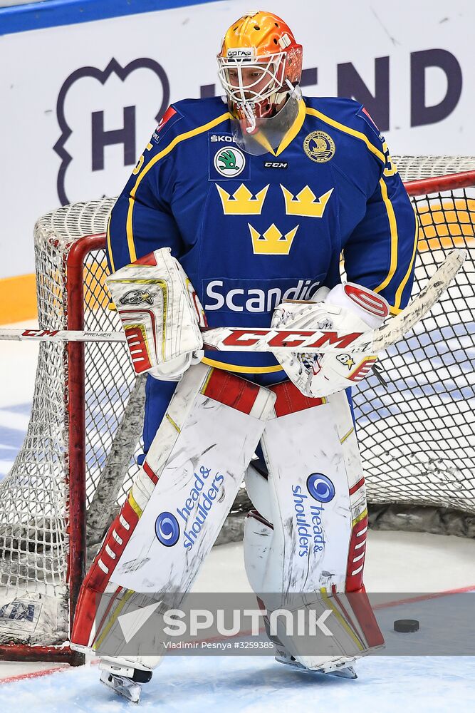 Ice hockey. Channel One Cup. Sweden vs. Czech Republic