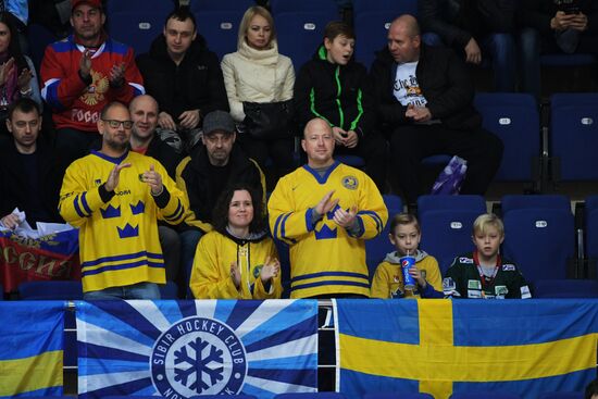 Ice hockey. Channel One Cup. Sweden vs. Czech Republic