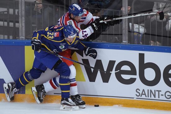 Ice hockey. Channel One Cup. Sweden vs. Czech Republic