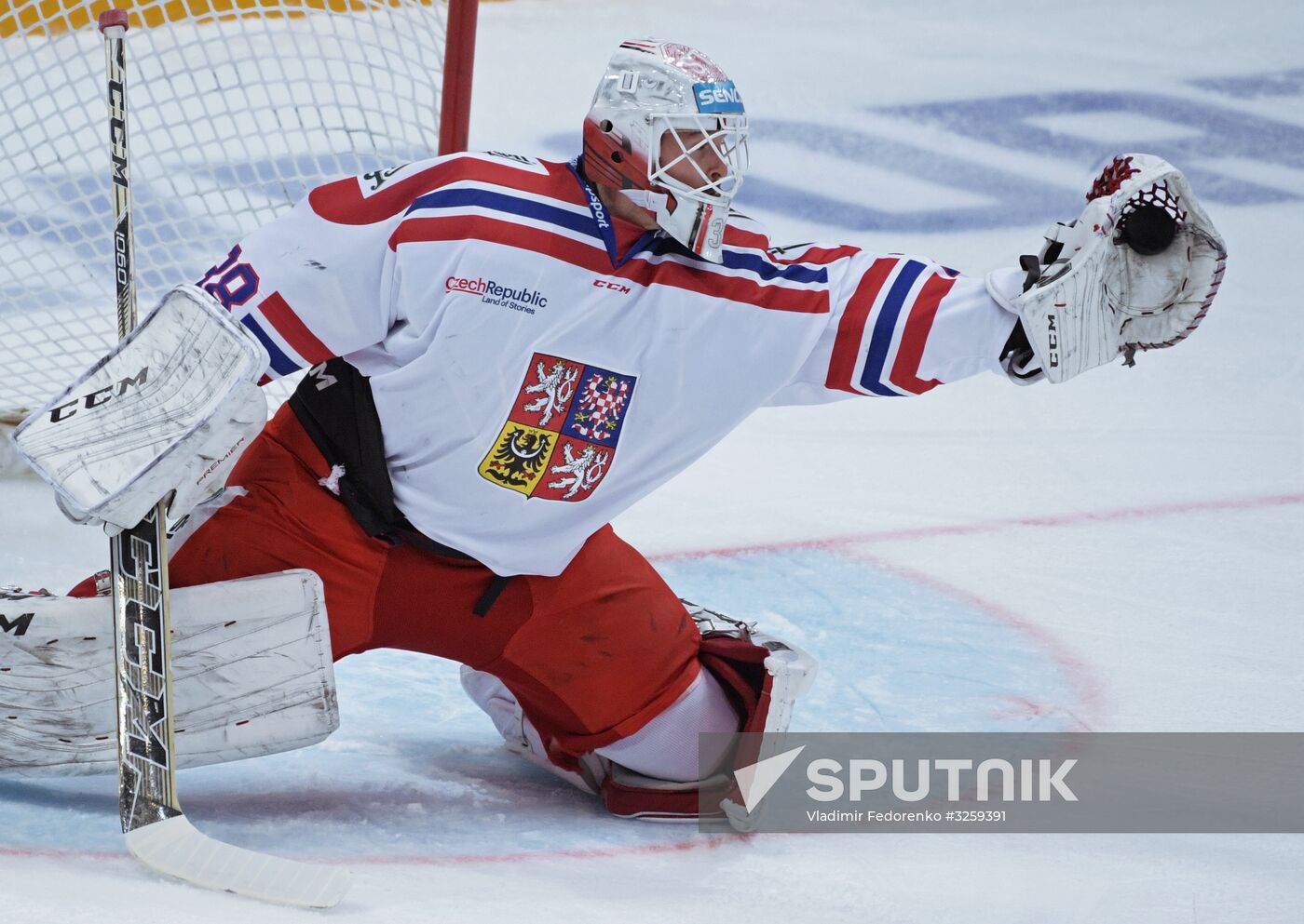 Ice hockey. Channel One Cup. Sweden vs. Czech Republic