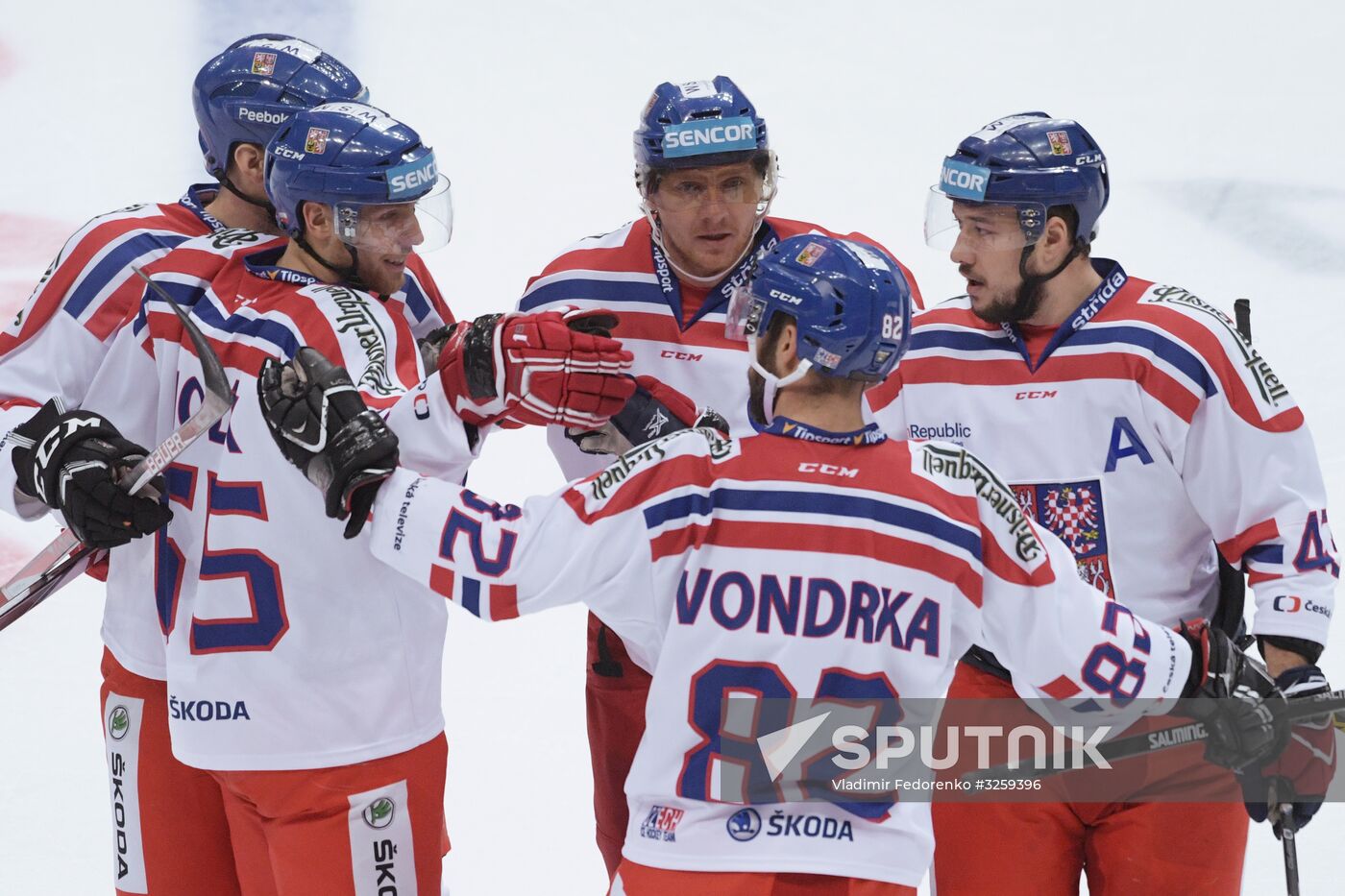 Ice hockey. Channel One Cup. Sweden vs. Czech Republic
