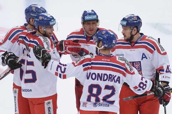 Ice hockey. Channel One Cup. Sweden vs. Czech Republic