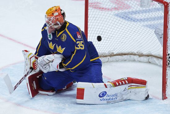 Ice hockey. Channel One Cup. Sweden vs. Czech Republic