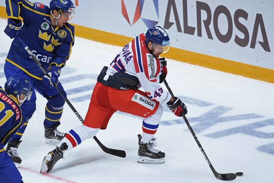 Ice hockey. Channel One Cup. Sweden vs. Czech Republic