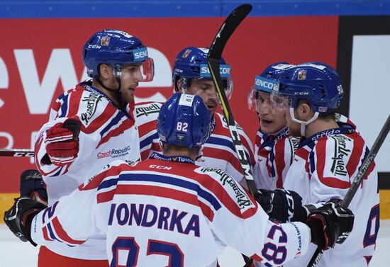 Ice hockey. Channel One Cup. Sweden vs. Czech Republic