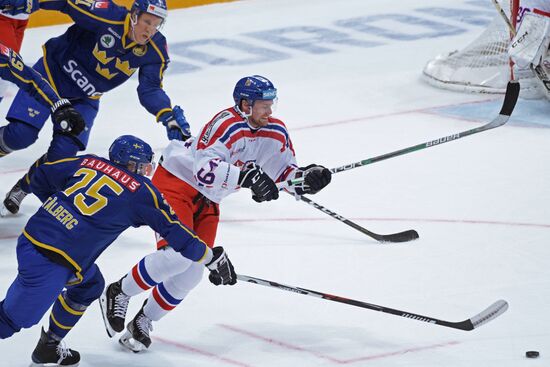 Ice hockey. Channel One Cup. Sweden vs. Czech Republic