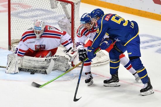 Ice hockey. Channel One Cup. Sweden vs. Czech Republic