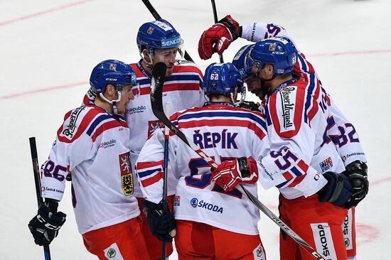 Ice hockey. Channel One Cup. Sweden vs. Czech Republic
