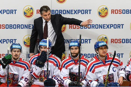 Ice hockey. Channel One Cup. Sweden vs. Czech Republic