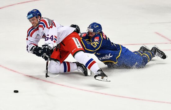 Ice hockey. Channel One Cup. Sweden vs. Czech Republic