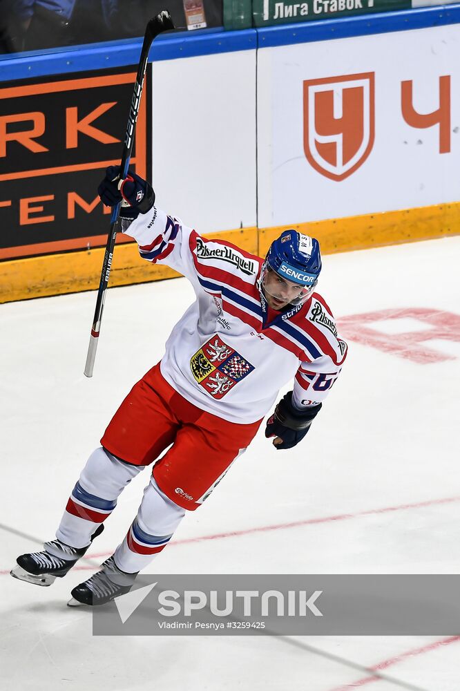 Ice hockey. Channel One Cup. Sweden vs. Czech Republic