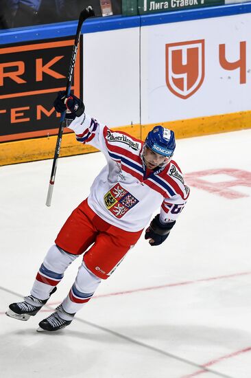 Ice hockey. Channel One Cup. Sweden vs. Czech Republic