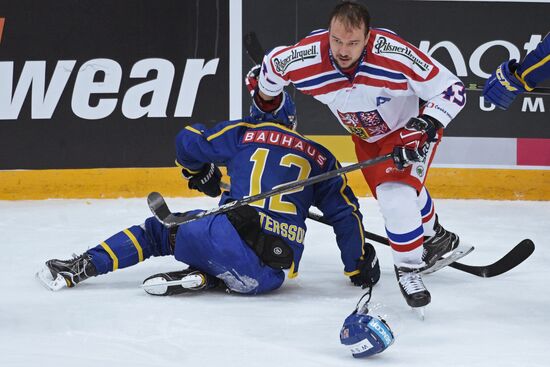 Ice hockey. Channel One Cup. Sweden vs. Czech Republic