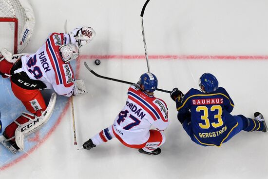 Ice hockey. Channel One Cup. Sweden vs. Czech Republic