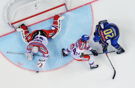 Ice hockey. Channel One Cup. Sweden vs. Czech Republic