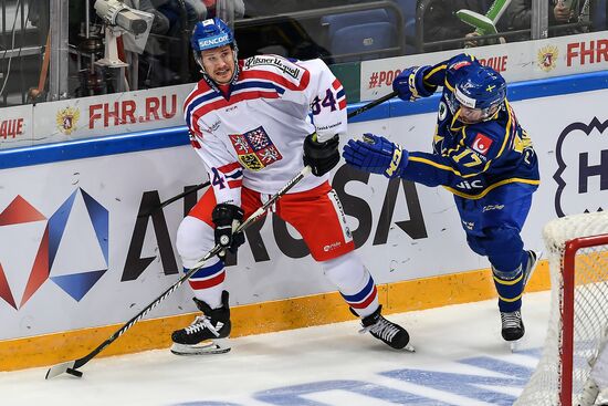 Ice hockey. Channel One Cup. Sweden vs. Czech Republic
