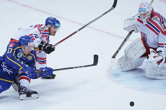 Ice hockey. Channel One Cup. Sweden vs. Czech Republic