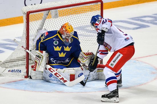Ice hockey. Channel One Cup. Sweden vs. Czech Republic
