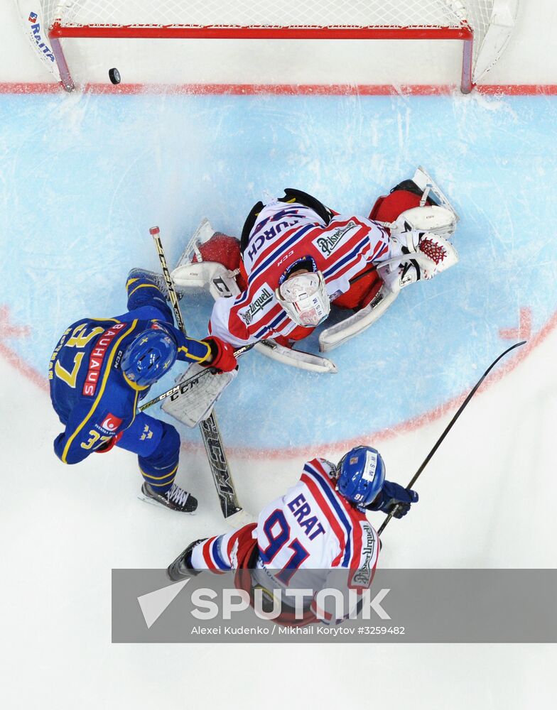 Ice hockey. Channel One Cup. Sweden vs. Czech Republic