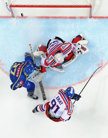 Ice hockey. Channel One Cup. Sweden vs. Czech Republic