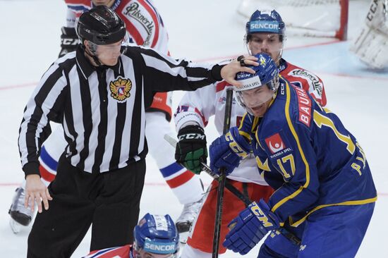 Ice hockey. Channel One Cup. Sweden vs. Czech Republic
