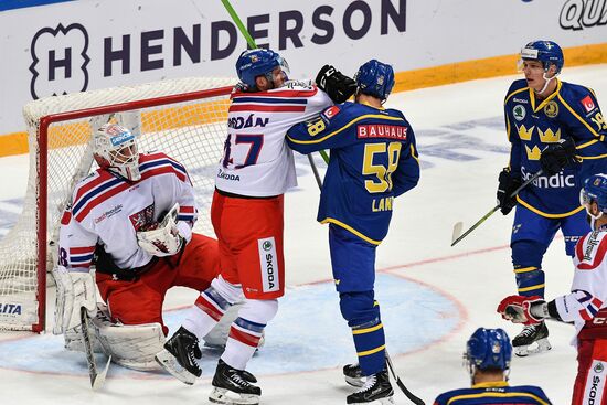 Ice hockey. Channel One Cup. Sweden vs. Czech Republic