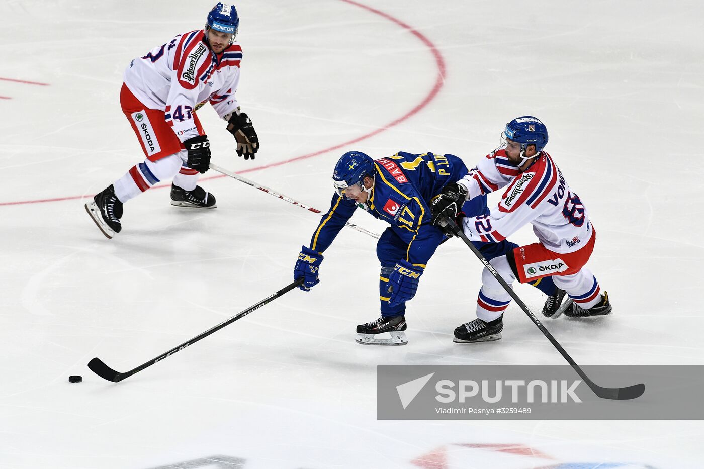 Ice hockey. Channel One Cup. Sweden vs. Czech Republic