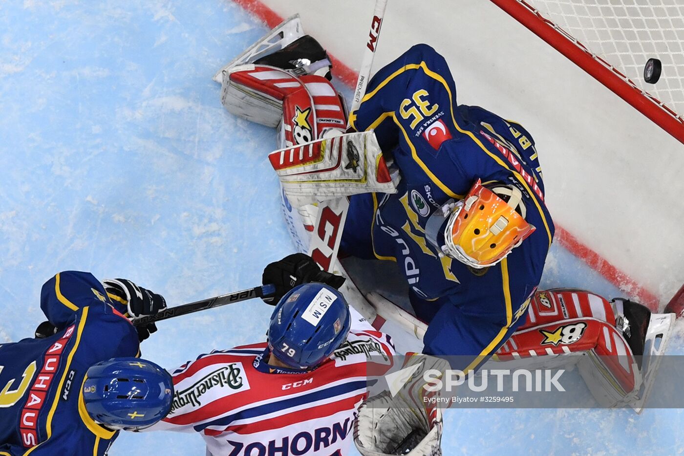 Ice hockey. Channel One Cup. Sweden vs. Czech Republic