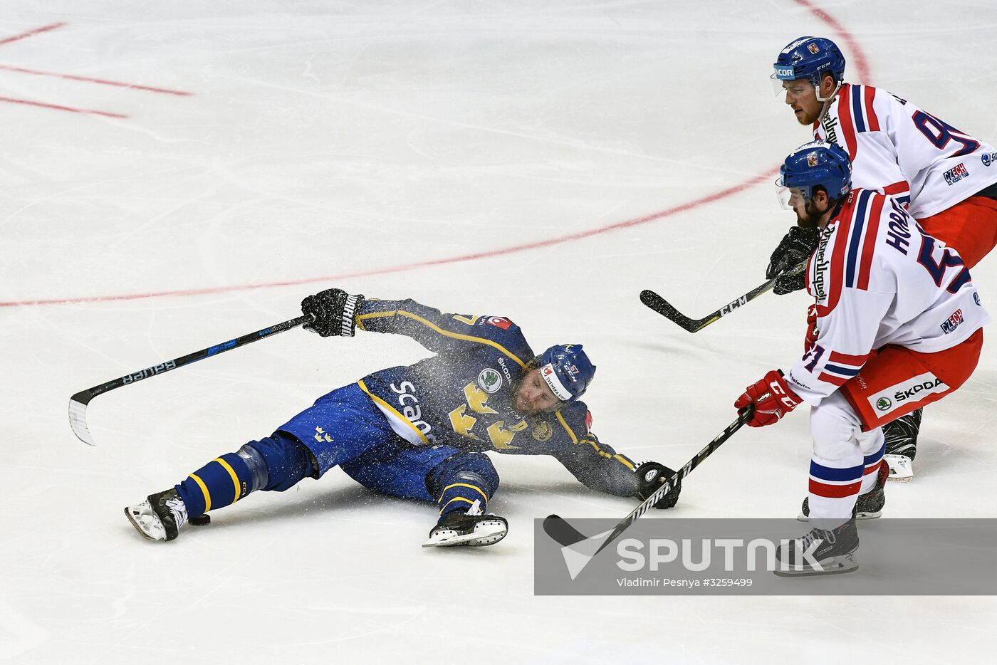 Ice hockey. Channel One Cup. Sweden vs. Czech Republic