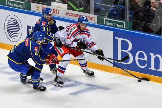 Ice hockey. Channel One Cup. Sweden vs. Czech Republic
