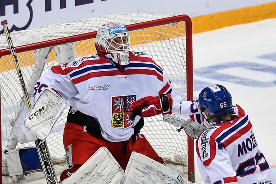 Ice hockey. Channel One Cup. Sweden vs. Czech Republic